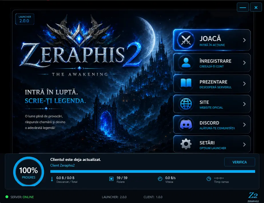 Interfața Autopatcher Zeraphis2